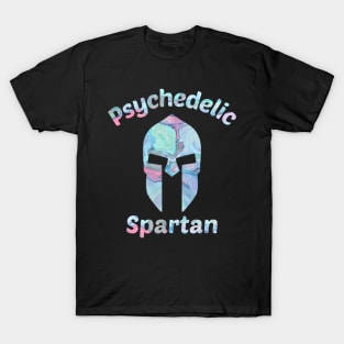 Spartan Helmet Psychedelic Warrior Shirt T-Shirt